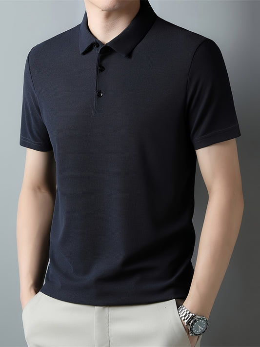 Men's Lapel Collar Henley Shirt